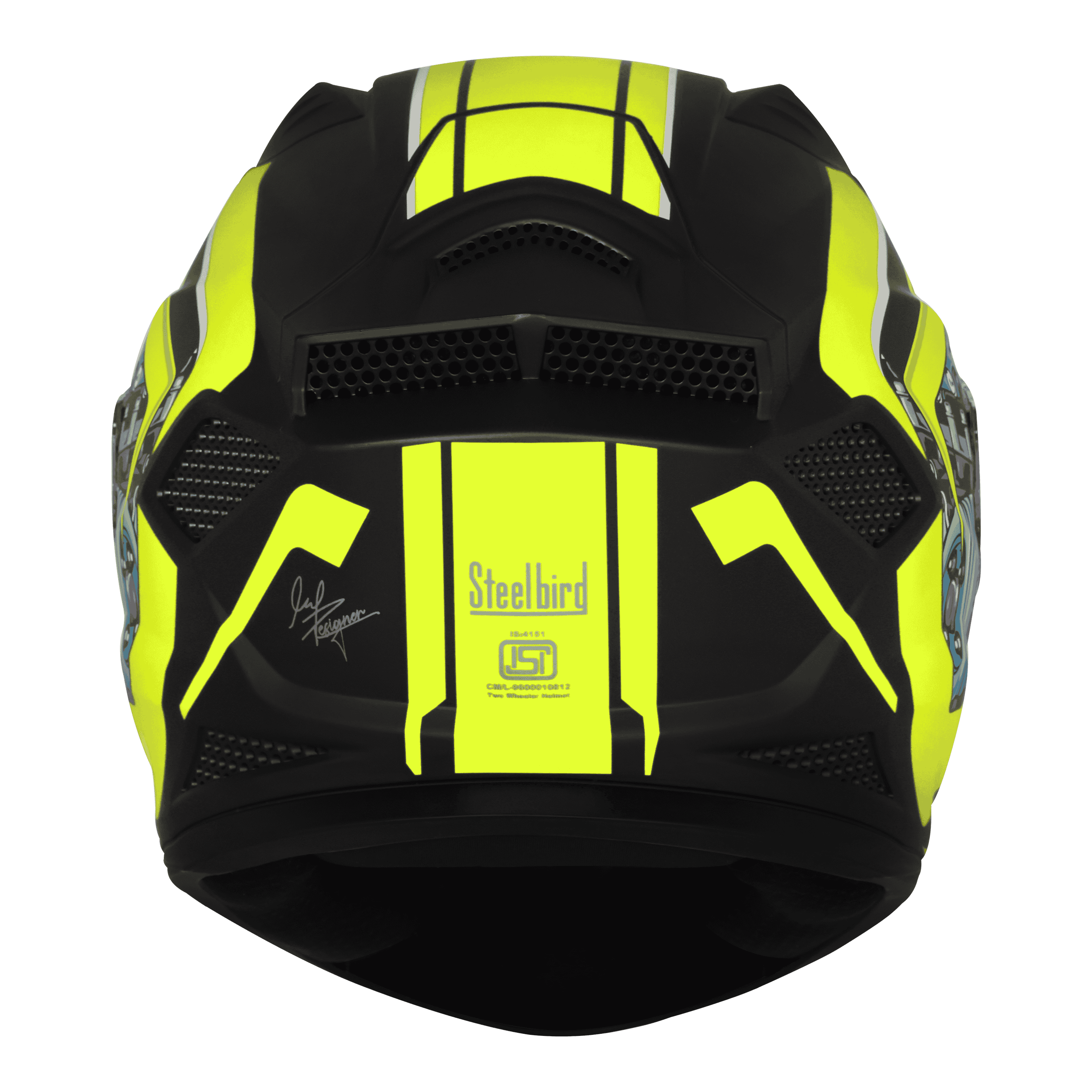 SBH-25 SV SHARP SPIKY GLOSSY BLACK WITH NEON
